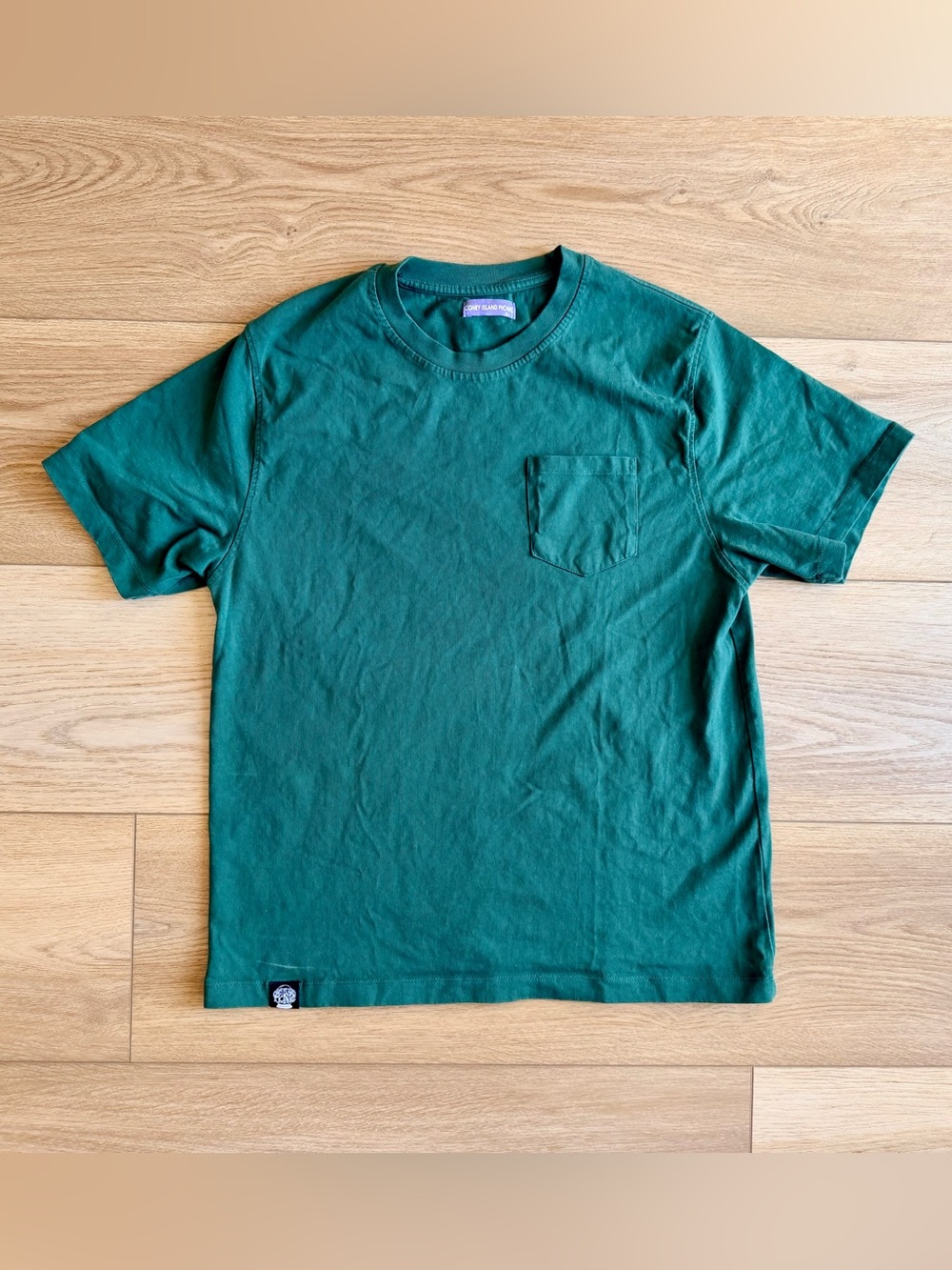 Coney Island Picnic Hunter Green Pocket T-Shirt XL NWOT